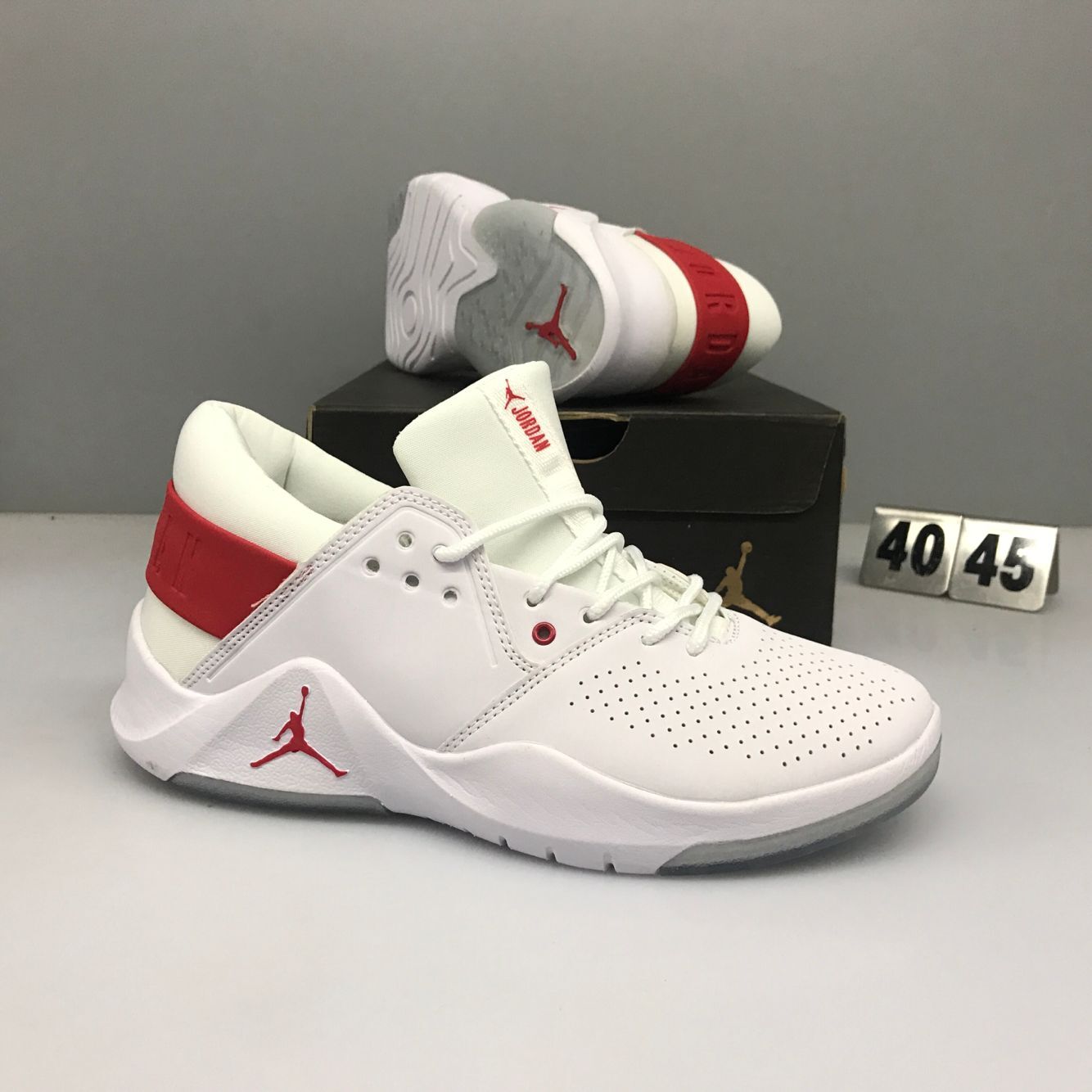 Nike Jordan Flight Fresh White Red Shoes - Click Image to Close